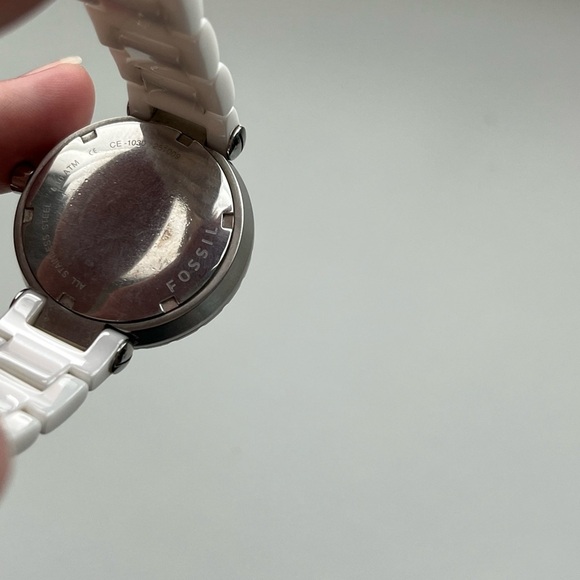Fossil watch - ceramic bracelet - Picture 2 of 2